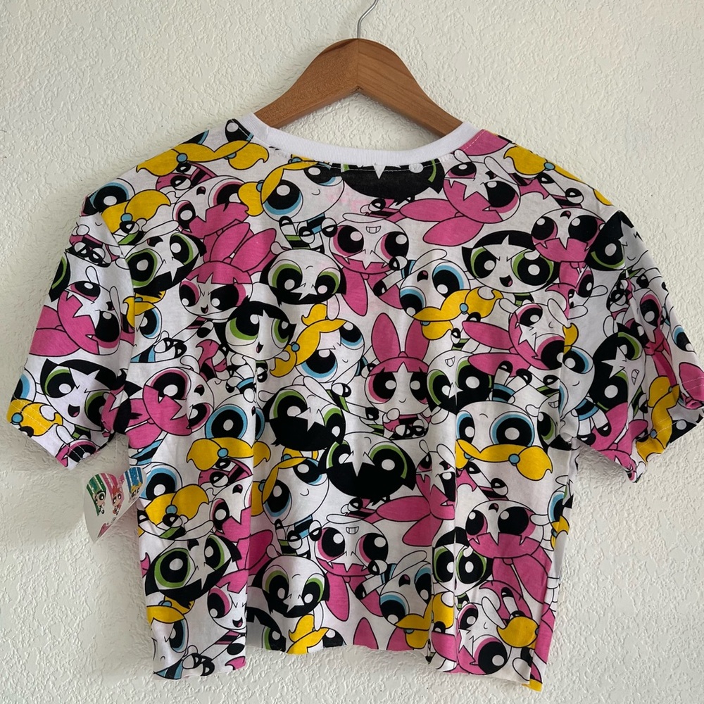 Powerpuff Girls Graphic Tee Shirt White XS NEW